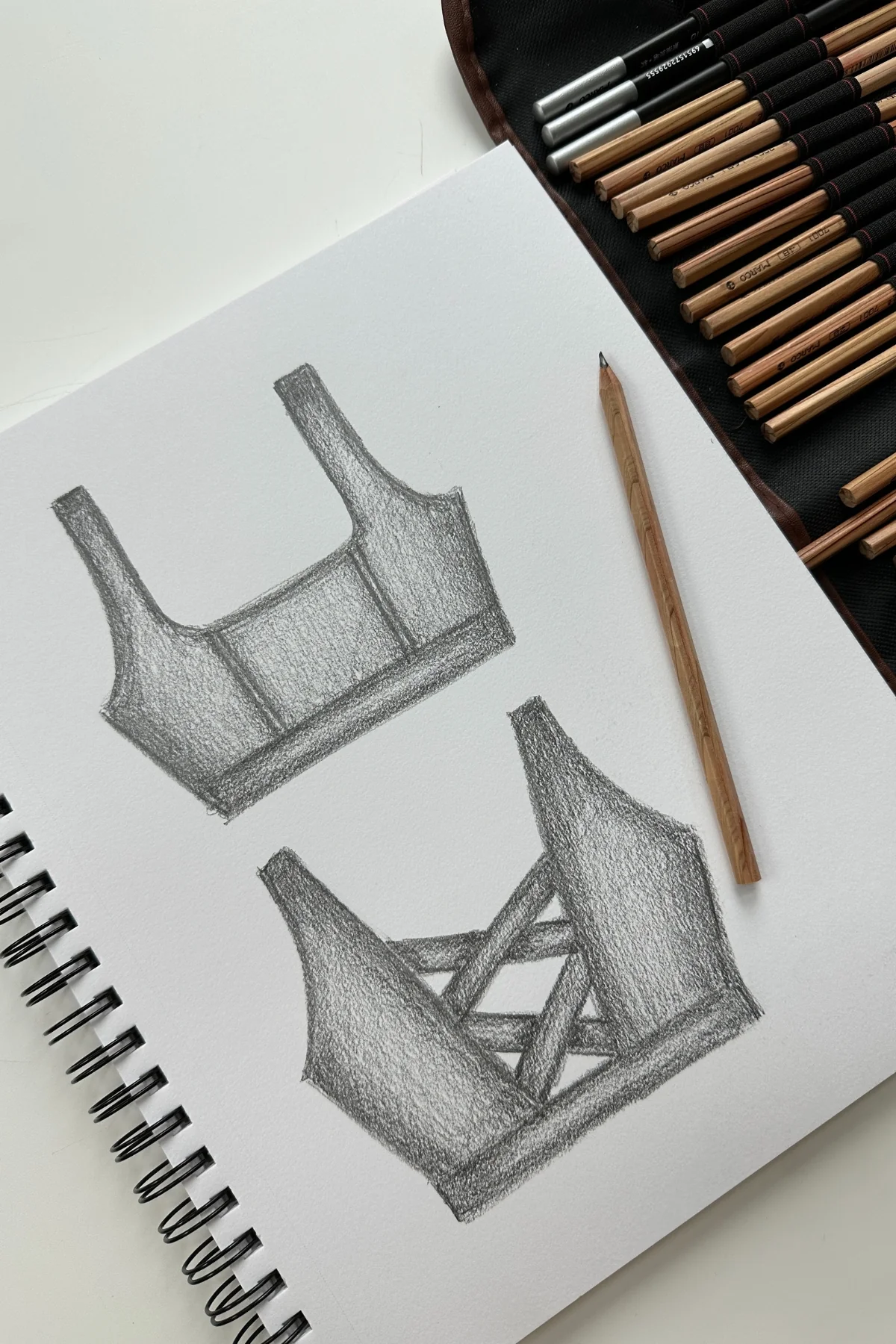 Corset Bra - Dusty Mauve - Image 3