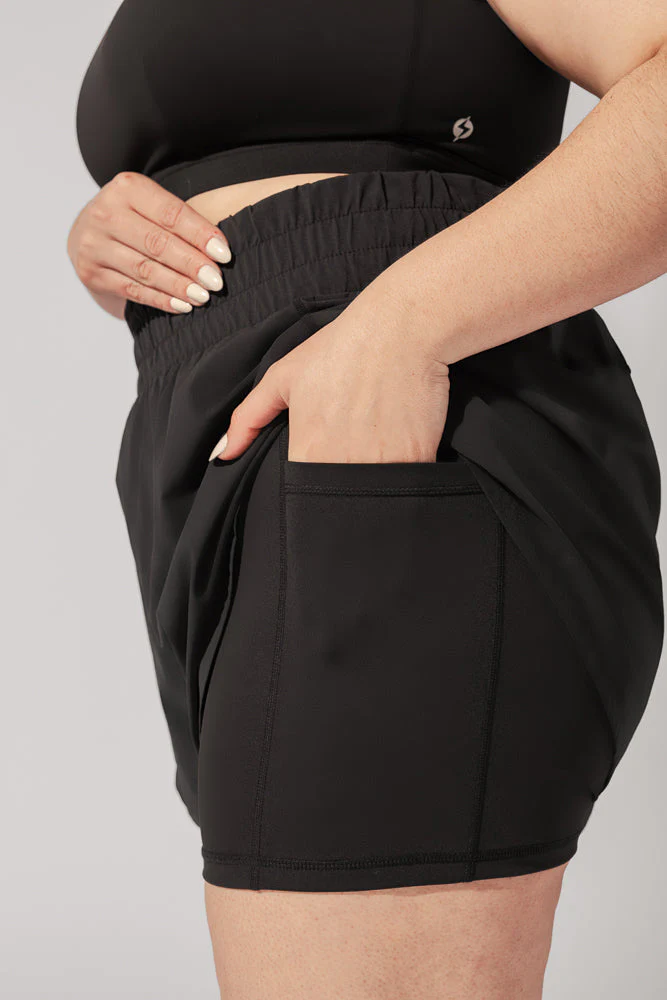 High Waisted Supershort™ - Black - Image 8