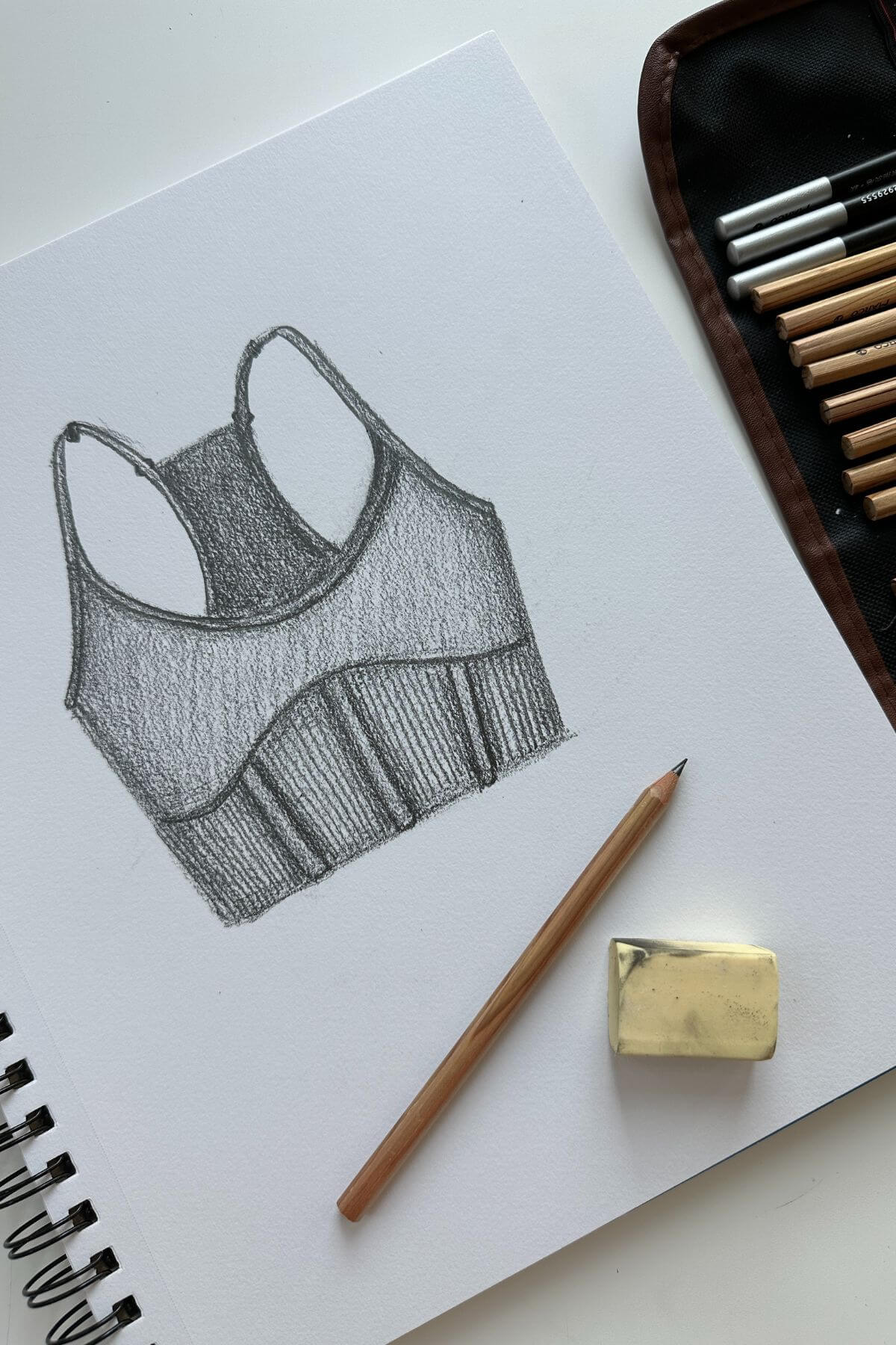 Plié Corset Crop Bralette - Bubblegum - Image 3